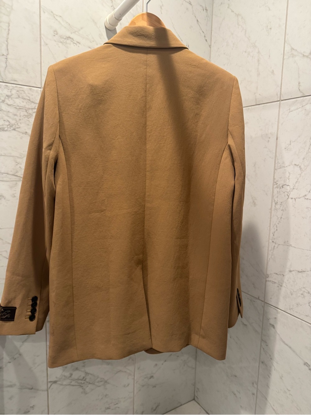 Aritzia Camel Single-Button Blazer Size 10 - Picture 2 of 4